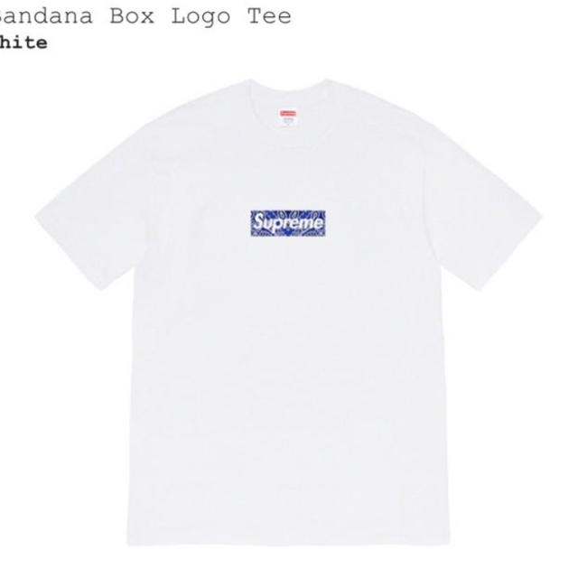 whitesupreme Bandana Box Logo Tee