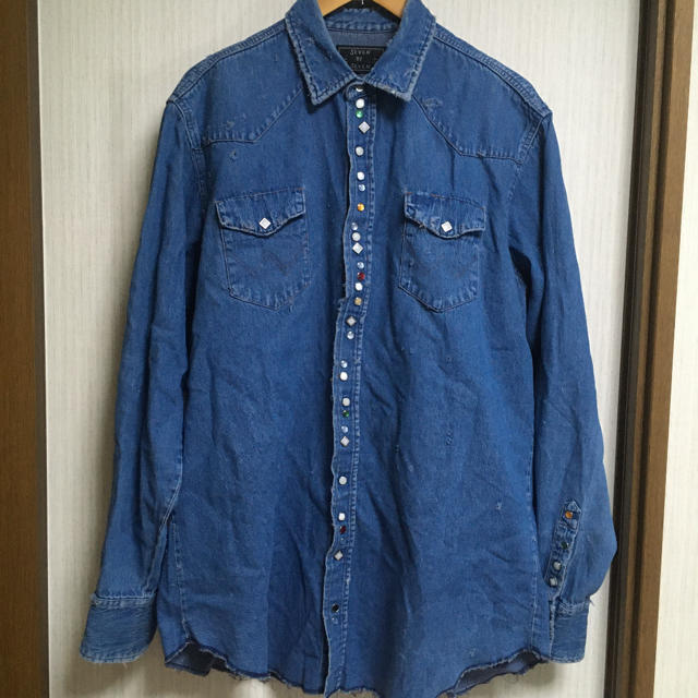 デニムシャツ　rework western shirt ウエスタン　デニム メンズのトップス(シャツ)の商品写真