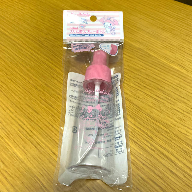 サンリオ(サンリオ)の【新品】マイメロ　スリム型スプレーボトル　50ml コスメ/美容のメイク道具/ケアグッズ(ボトル・ケース・携帯小物)の商品写真