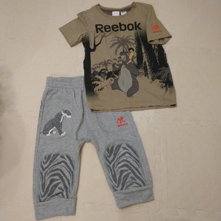 リーボック(Reebok)のused Reebok ディズニーコラボ ジャングルブック パンツ Tシャツ2点(パンツ/スパッツ)