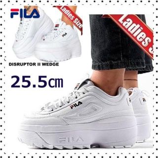 フィラ(FILA)の FILA Disruptor II Wedge ダッドシューズ 25.5(スニーカー)