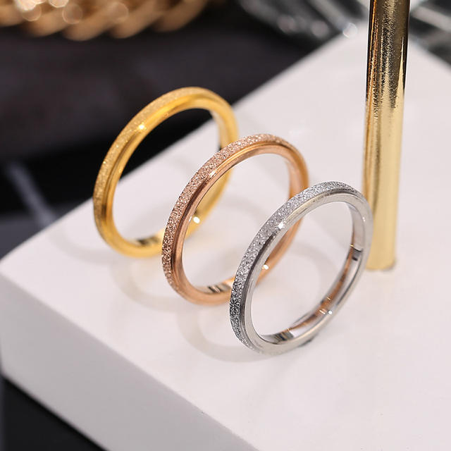 ラフリング   ステンレスリング ステンレス指輪 ピンキーリング  レディースのアクセサリー(リング(指輪))の商品写真