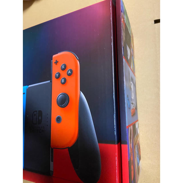 Nintendo Switch(ニンテンドースイッチ)のNintendo Switch ネオン　リングフィットアドベンチャーセット　新品 エンタメ/ホビーのゲームソフト/ゲーム機本体(家庭用ゲーム機本体)の商品写真