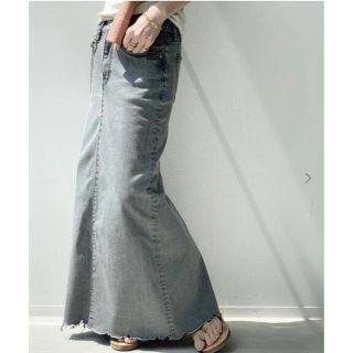 アパルトモンドゥーズィエムクラス(L'Appartement DEUXIEME CLASSE)のL'Appartement GOOD GRIEF DENIM LONG スカート(ロングスカート)