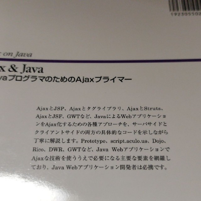 Ajax & Java JavaプログラマのためのAjaxプライマー エンタメ/ホビーの本(コンピュータ/IT)の商品写真