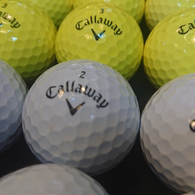 Callaway(キャロウェイ)の【良品】ウォーバード 24球 キャロウェイ ロストボール ゴルフボール スポーツ/アウトドアのゴルフ(その他)の商品写真