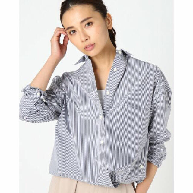 Spick & Span(スピックアンドスパン)の3wayピンクストライプシャツ♡ レディースのトップス(シャツ/ブラウス(長袖/七分))の商品写真