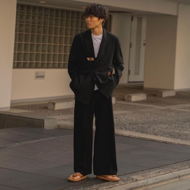 SUNSEA - SUNSEA SNM-Blue2 Double breasted jacketの通販 by かめかめ