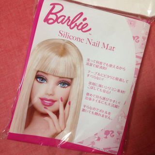 バービー(Barbie)のバービー シリコンネイルマット ピンク(ネイル用品)