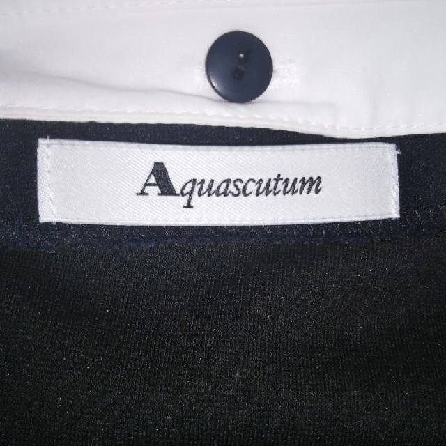 AQUA SCUTUM(アクアスキュータム)のアクアスキュータム ホワイトレーべル ワンピース sizeＳ 黒 レディースのワンピース(ひざ丈ワンピース)の商品写真