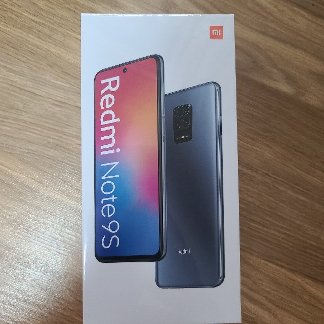 (未使用品) Redmi Note 9S 国内版 6GB/12GB