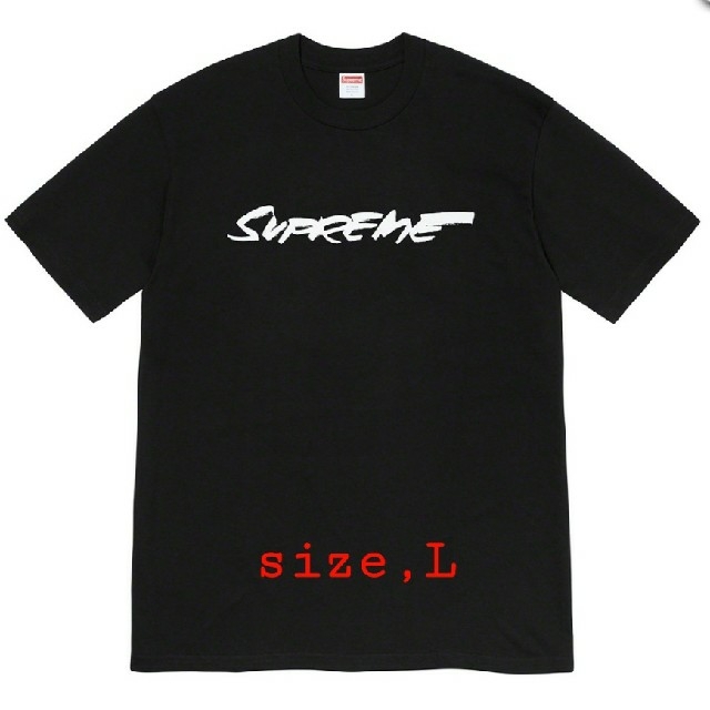 SupremeL ブラック Supreme Futura Logo Tee