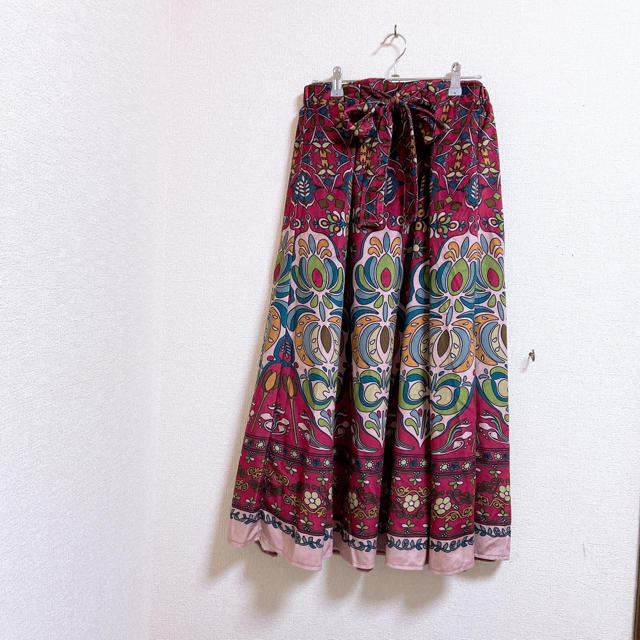 merlot(メルロー)のmerlot＊総柄スカート レディースのスカート(ロングスカート)の商品写真