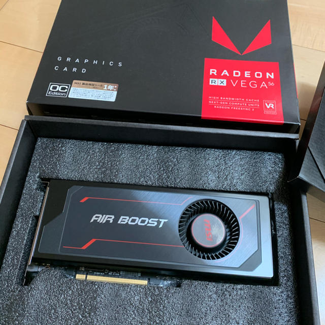 PCパーツMSI Radeon RX Vega 56 Air Boost 8G OC