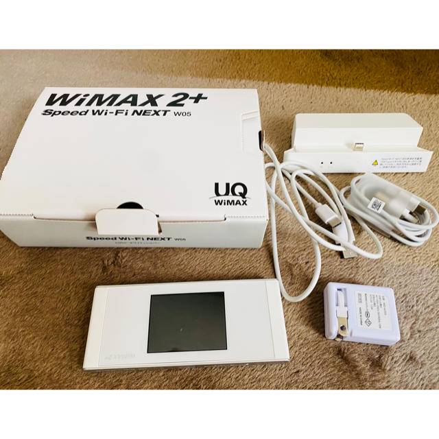 UQ WiMAX2+ Speed Wi-Fi NEXT WX05 スマホ/家電/カメラのPC/タブレット(PC周辺機器)の商品写真