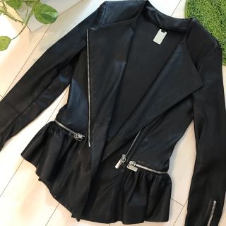 バルマン(BALMAIN)の美品　THOMAS WYLDE  ライダースジャケット　定価495000円(ライダースジャケット)