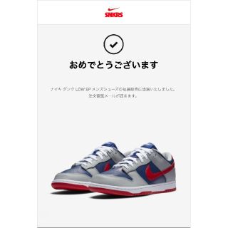 ナイキ(NIKE)のナイキ ダンク ロー SP 27.0 ハイパーブルー/ シルバー / サンバ(スニーカー)