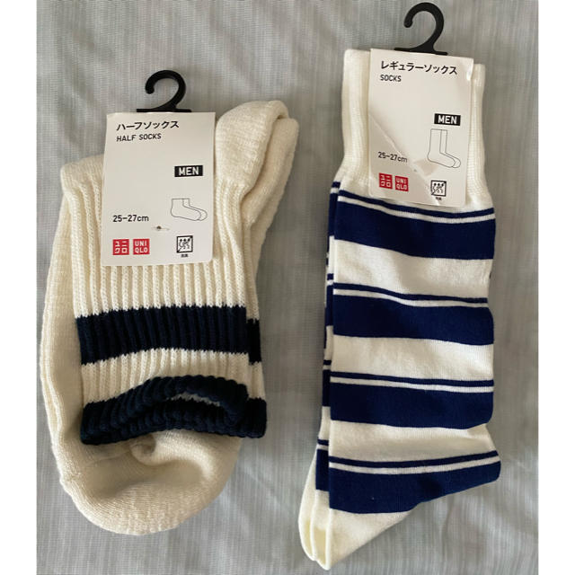 UNIQLO(ユニクロ)のユニクロ　レギュラーソックス&ハーフソックス　men's メンズのレッグウェア(ソックス)の商品写真