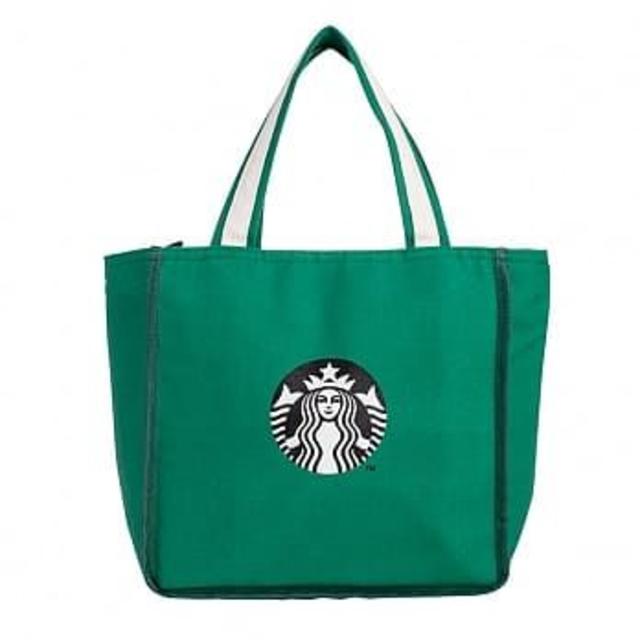 Starbucks Coffee(スターバックスコーヒー)のスターバックス ：保冷バッグ ロゴ スタバ 台湾 限定商品 レディースのバッグ(エコバッグ)の商品写真