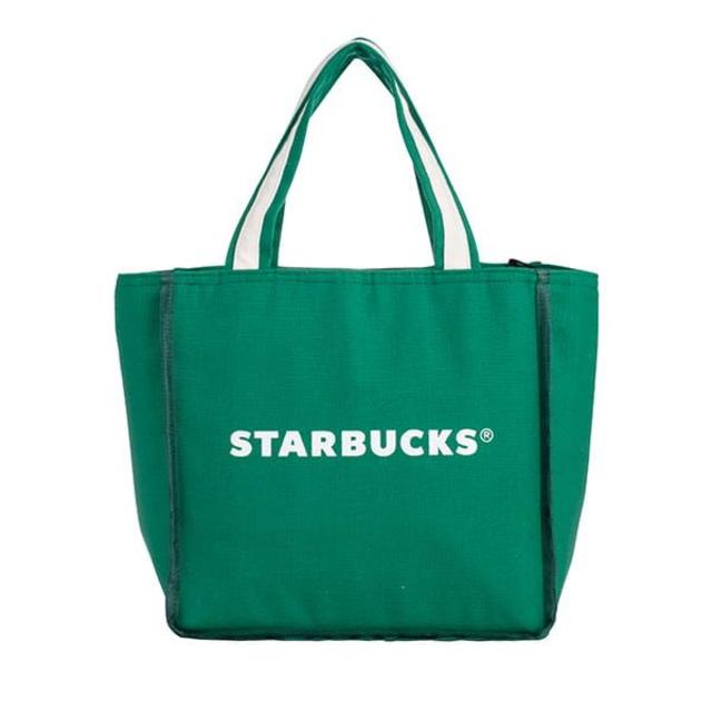 Starbucks Coffee(スターバックスコーヒー)のスターバックス ：保冷バッグ ロゴ スタバ 台湾 限定商品 レディースのバッグ(エコバッグ)の商品写真