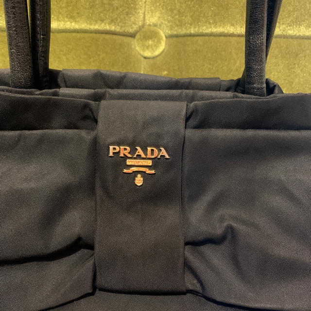 PRADA リボンナイロンバッグ