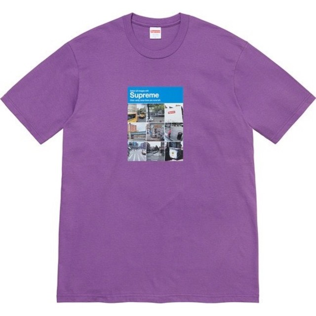 Supreme(シュプリーム)のLサイズ supreme verify tee purple ベリファイ 紫 メンズのトップス(Tシャツ/カットソー(半袖/袖なし))の商品写真
