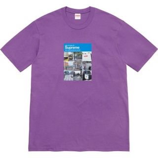 シュプリーム(Supreme)のLサイズ supreme verify tee purple ベリファイ 紫(Tシャツ/カットソー(半袖/袖なし))