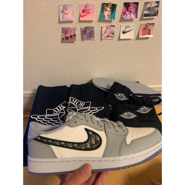 NIKE-DIOR AIR JORDAN 1 LOW 8US-26cm