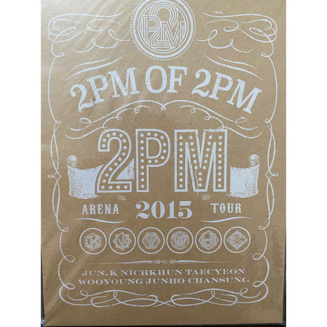 [DVD]　2PM(初回生産限定盤)　OF　2PM　ggw725x-　TOUR　ARENA　2PM　2015