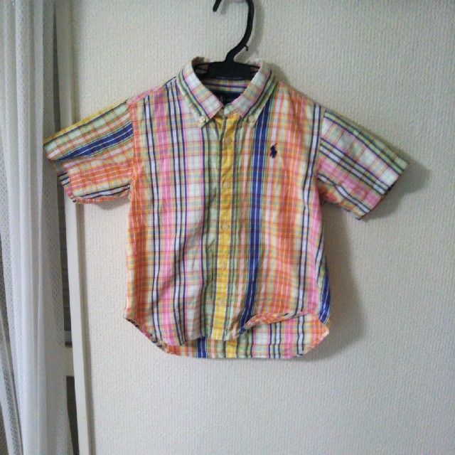 POLO RALPH LAUREN(ポロラルフローレン)のラルフローレンキッズ半袖シャツ キッズ/ベビー/マタニティのキッズ服男の子用(90cm~)(ブラウス)の商品写真