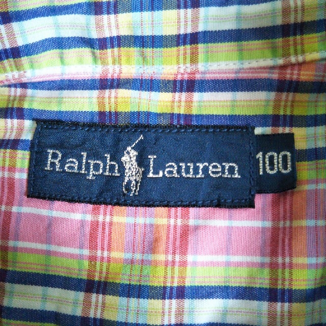POLO RALPH LAUREN(ポロラルフローレン)のラルフローレンキッズ半袖シャツ キッズ/ベビー/マタニティのキッズ服男の子用(90cm~)(ブラウス)の商品写真