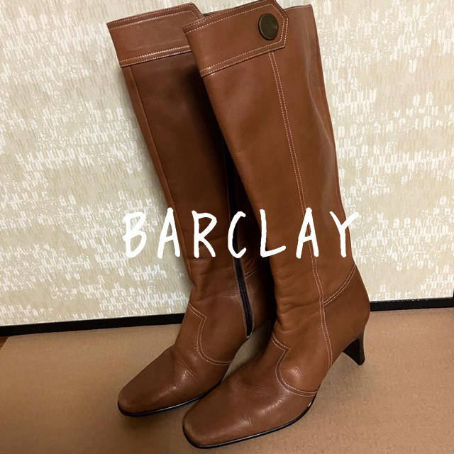 BARCLAY(バークレー)の【BALCLAY】日本製　本革 ロングブーツ　11 レディースの靴/シューズ(ブーツ)の商品写真