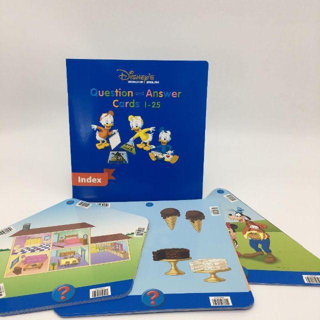 極美品!】2015年購入!ディズニー英語システム Q&Aカード 極美品!】2015年購入!ディズニー英語システム Q&Aカード