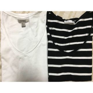 ザラ(ZARA)のZARA Ｔシャツ 2枚セット(Tシャツ(半袖/袖なし))