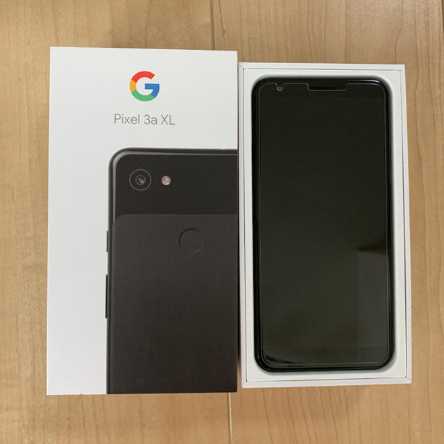 スマートフォン/携帯電話Pixel 3a XL SIMフリー64GB Black　付属品あり