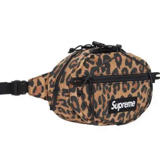 supreme waist bag leopard