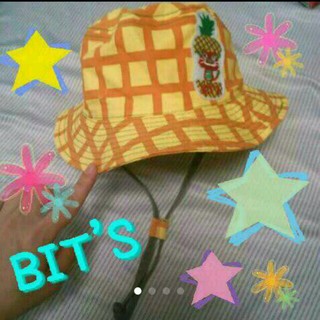 BIT'Z♡チェック柄サンハット52cm(帽子)