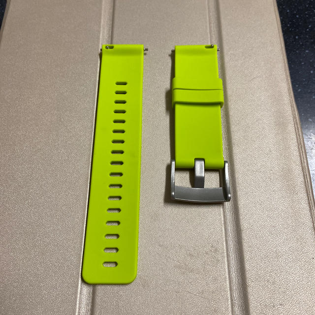 SUUNTO(スント)のばたやん様専用　ラバーベルト：Suunto 9（黄緑） メンズの時計(ラバーベルト)の商品写真