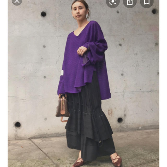 Ameri VINTAGE(アメリヴィンテージ)の2WAY DRAWSTRING SKIRT アメリ　ロングスカート　タグ付き レディースのスカート(ロングスカート)の商品写真