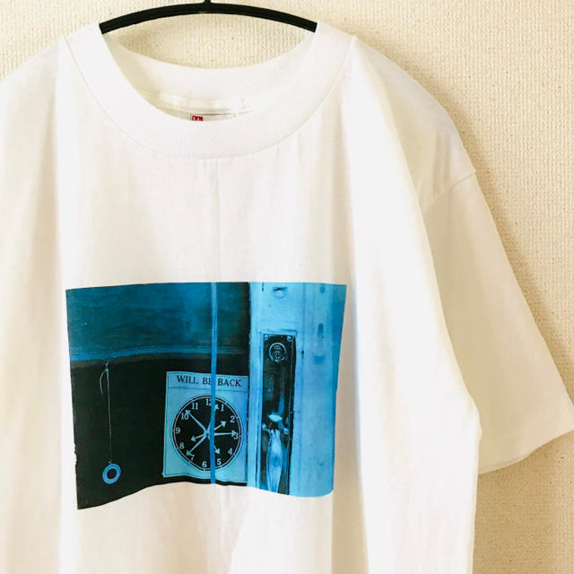 90s USA製　will be back アート　ヴィンテージ  Tシャツ　白