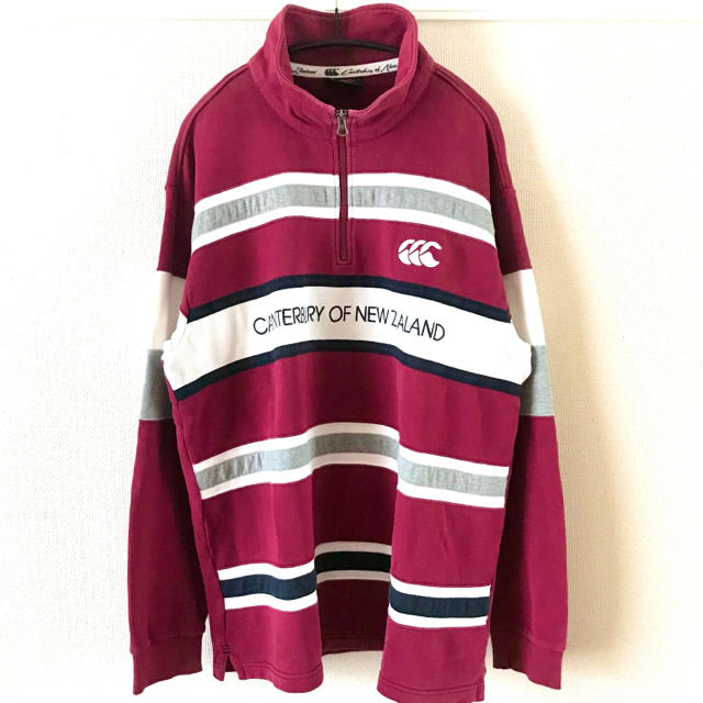 90s カンタベリー　Canterbury ラグビー　ハーフジップ　スウェット 1