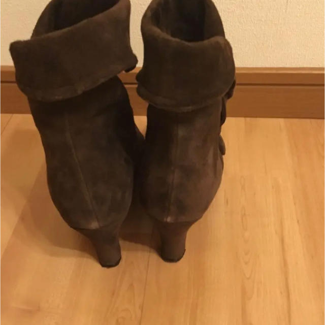POOL SIDE(プールサイド)のプールサイド ショートブーツ 23.5 こげ茶色 レディースの靴/シューズ(ブーツ)の商品写真