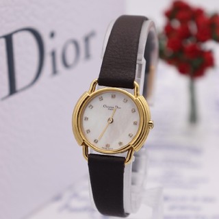 クリスチャンディオール(Christian Dior)の正規品【新品電池】ChristianDior/D58-121-2 ダイヤ12P(腕時計)