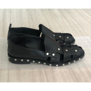 スリーワンフィリップリム(3.1 Phillip Lim)のフィリップリム　スタッズ付きローファー　38(ローファー/革靴)