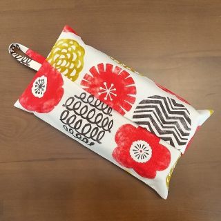 花柄サークル柄♪ボックスティッシュカバー <handmade>(インテリア雑貨)