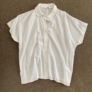 ユニクロ(UNIQLO)のユニクロ　レーヨンブラウス(シャツ/ブラウス(半袖/袖なし))