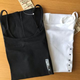 ムジルシリョウヒン(MUJI (無印良品))の[専用]無印良品　キャミソール黒1枚(キャミソール)