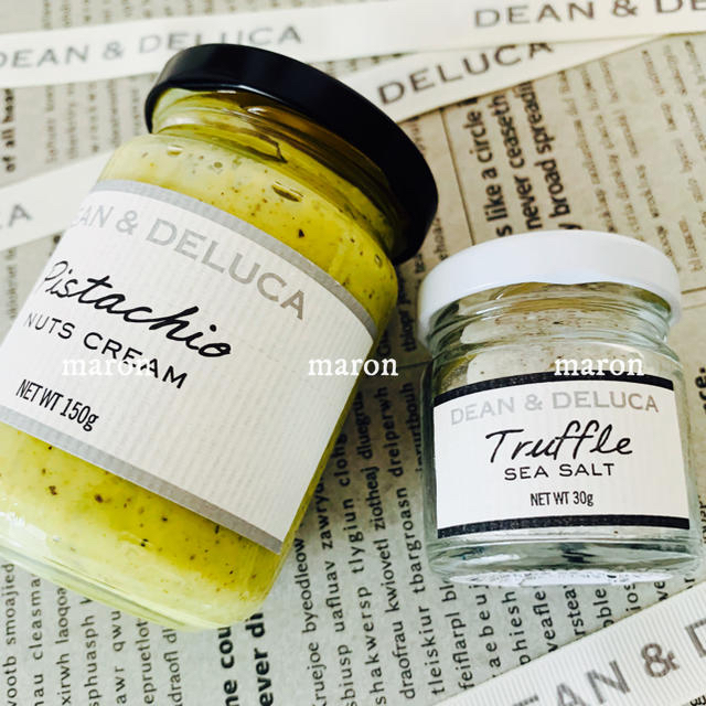 DEAN & DELUCA(ディーンアンドデルーカ)のDEAN&DELUCAトリュフ塩 ピスタチオクリーム 2点セット トリュフソルト 食品/飲料/酒の加工食品(缶詰/瓶詰)の商品写真