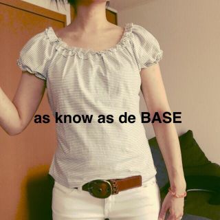 アズノウアズ(AS KNOW AS)のアズノウアズ＊ボーダー(Tシャツ(半袖/袖なし))