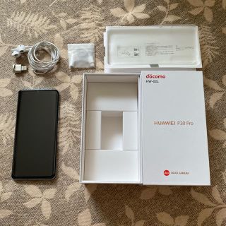 アンドロイド(ANDROID)の【美品】HUAWEI P30 Pro HW-02L SIMフリー おまけ付き(スマートフォン本体)